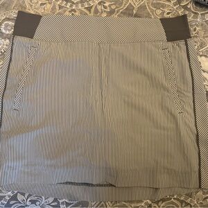 Striped Grey and White Skort - Athleta